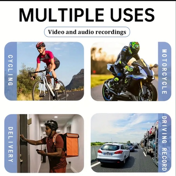 NEW 1pc 1080P Mini Body Camera with 180° Rotatable Lens, USB Rechargeable, - Picture 12 of 12